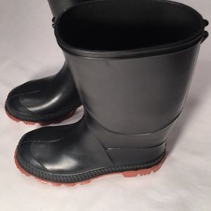 Kids Rain Boots New Without Tags Black & Brown
